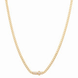 14K Men's Yellow Gold 14K  Monaco Chain 24" Miral Jewelry