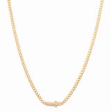 14K  Yellow Gold  Monaco Chain 22"