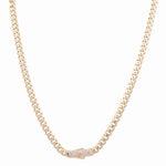 10K Men's Yellow Gold  Monaco Chain 22" Miral Jewelry