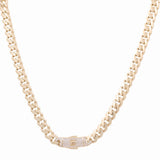 14K  Yellow Gold  Monaco Chain 24"