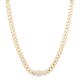 10K  Yellow Gold  Monaco Chain 24"