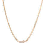 14K Men's Yellow Gold Monaco Chain 22" Miral Jewelry