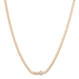 10K Yellow Gold Monaco Unisex Chain 20"