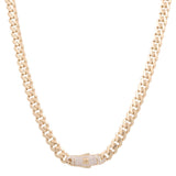 14K  Yellow Gold  Monaco Chain 18"