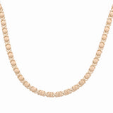 14K Yellow Gold Fancy Link Women's Necklace 18"