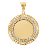 10K Yellow Gold Medals Pendant