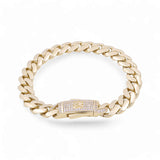 10K Yellow Gold Monaco Bracelet