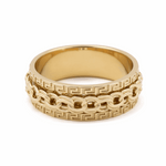 10K Yellow Gold Wedding Band Men's  Ring