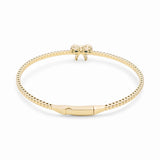 10K Yellow Gold Bangle Women's Bracelet