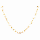 10K Yellow Gold Fancy Link Necklaces