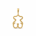 10K Yellow Gold Bear Women's Pendant