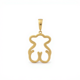 10K Yellow Gold Bear Women's Pendant