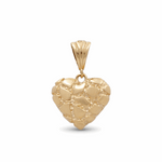10K Yellow Gold Heart Women's Pendant