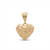 10K Yellow Gold Heart Women's Pendant
