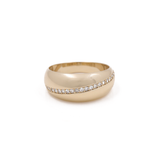 10K Yellow Gold  Fashion  with Cz Women's Ring