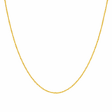 10K  Yellow Gold Cuban Link Chain 18"