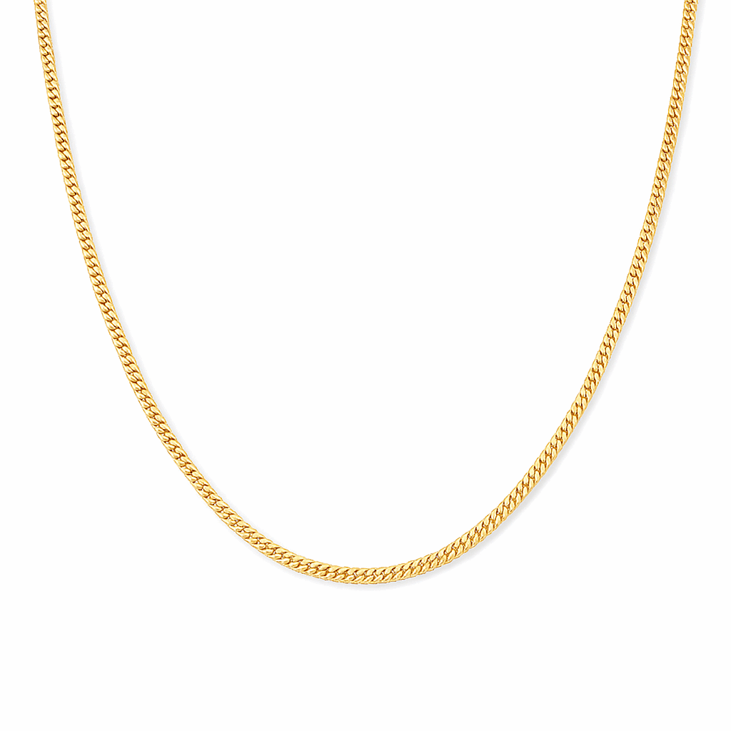 10K  Yellow Gold Cuban Link Chain 16"