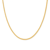 10K  Yellow Gold Cuban Link Chain 16"