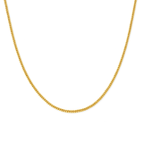 14K  Yellow Gold Cuban Link Chain 18"