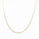 14K  Yellow Gold  Curb Chain 16"