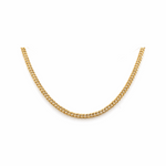 14K  Yellow Gold  Curb Chain 16"