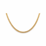 14K  Yellow Gold  Curb Chain 16"
