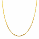 10K  Yellow Gold  Diamond Cut Marine Chain 24"