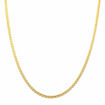 10K  Yellow Gold  Diamond Cut Marine Chain 24"