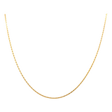 10K  Yellow Gold Fancy Link Chain 18"
