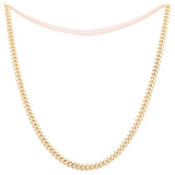 10K  Yellow Gold  Cuban Link Chain 24"