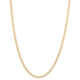 10K Yellow Gold Cuban Link Chain 24"