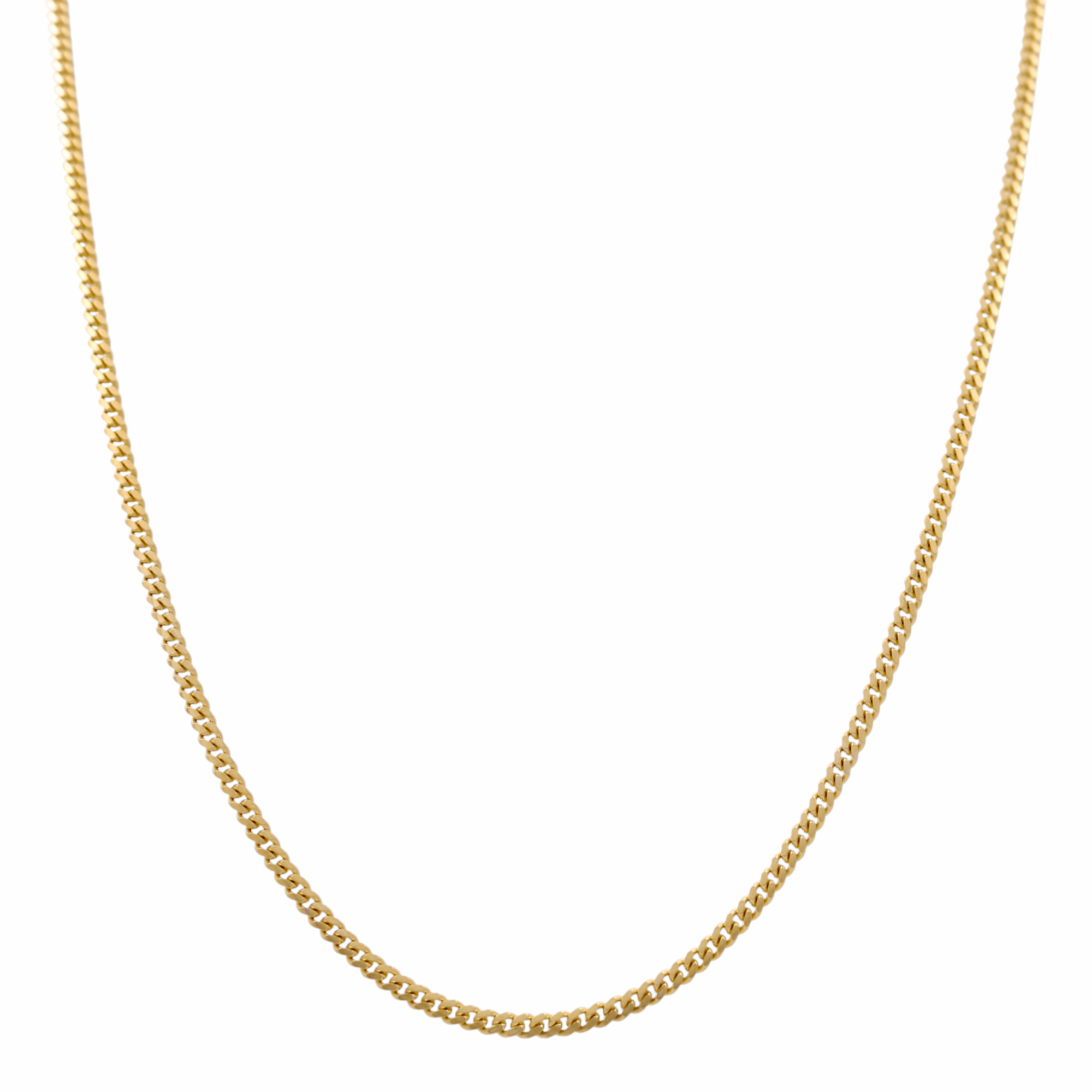 10K  Yellow Gold  Cuban Link Chain 24"
