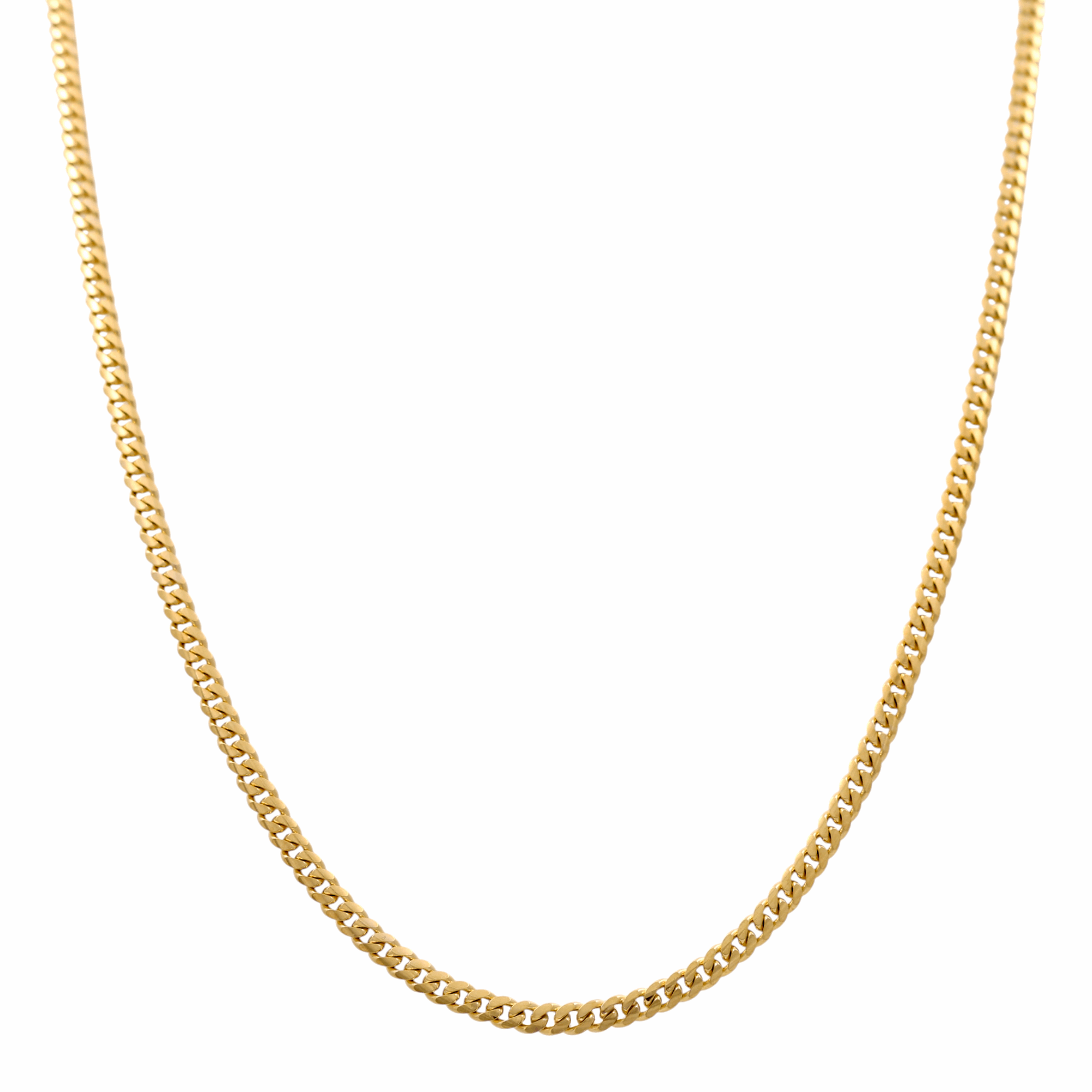 14K  Yellow Gold  Cuban Link Chain 24"