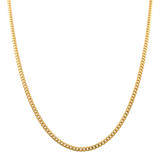 10K  Yellow Gold  Cuban Link Chain 24"