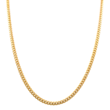 10K  Yellow Gold  Cuban Link Chain 24"