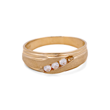 14K Yellow Gold Wedding Band Men's  Ring