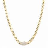 10K  Yellow Gold  Monaco Chain 22"