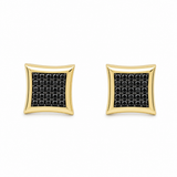 14K Yellow Gold Fashion Stub Earrings