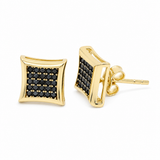 14K Yellow Gold Fashion Stub Earrings