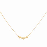 14K Yellow Gold Beads Necklace