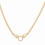 14K Yellow Gold  2 Tiger Necklaces