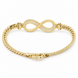 10K Yellow Gold Infinity Bracelet – 7.5"