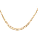 14k Yellow Gold Graduate Miami Necklaces 17"