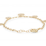 14K Yellow Gold Tree of Life Women's Bracelet