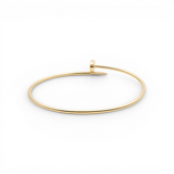 14K yellow Gold Nail Fashion Ring and 10K Bracelet