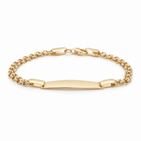 14K Yellow Gold  Baby Id  Bracelet