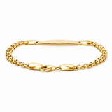 14K Yellow Gold  Baby Id  Bracelet