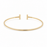 14K Yellow Gold Bangle Bracelet Women's