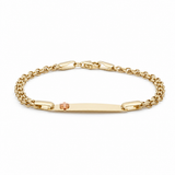 14K Yellow Gold  Baby Id  Bracelet