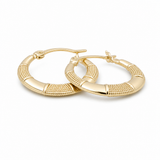 10K Yellow Gold Small Hoop Earrings